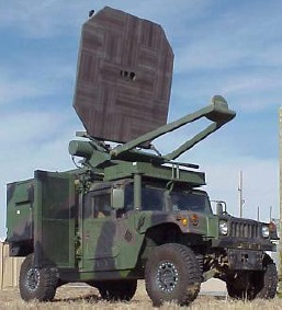 Humvee mounted with Active Denial System (ADS)
