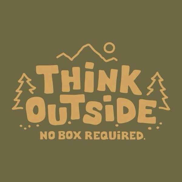 Think outside: no box required