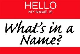 What's in a name?